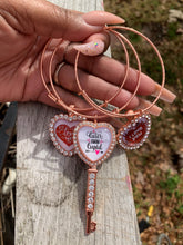 Load image into Gallery viewer, Valentine&#39;s Day Charm Sets - Rose Gold
