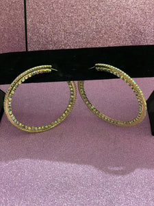 GLAM BLING EARRINGS - GOLD