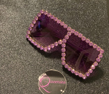 Load image into Gallery viewer, Maddie Bling Sunglasses - Purple
