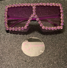 Load image into Gallery viewer, Maddie Bling Sunglasses - Purple
