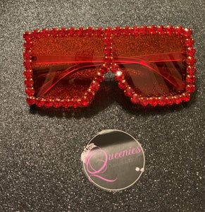 Maddie Bling Sunglasses - Red