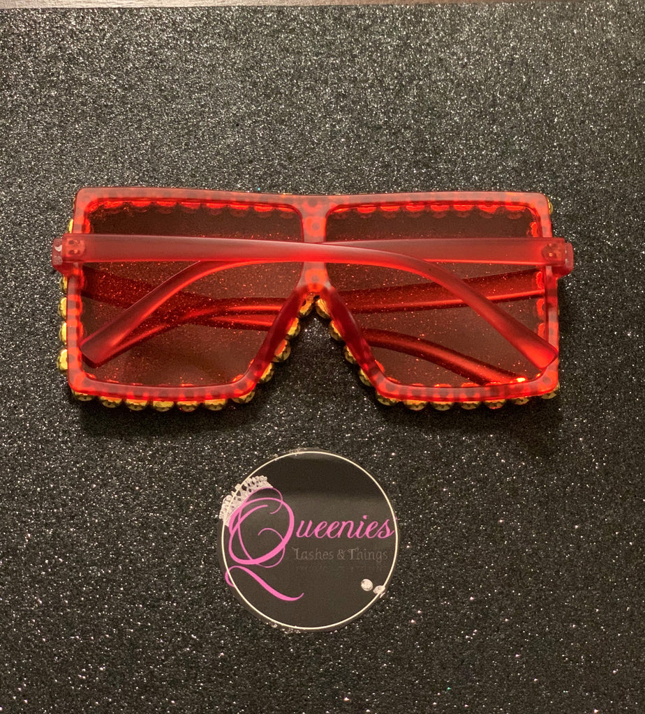 Maddie Bling Sunglasses - Red