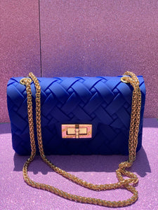 QUEEN'S CUTIE MATTE HANDBAG - BLUE