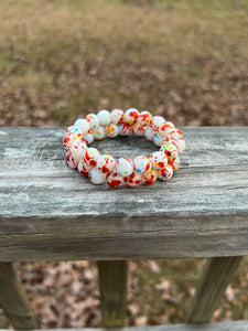 Red Splash Bead Set