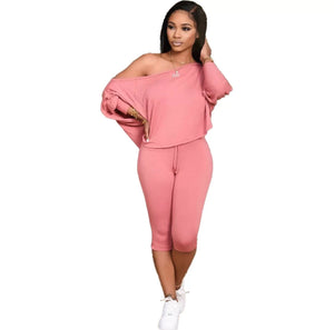 SASSY CHIC SHORT SET - PINK