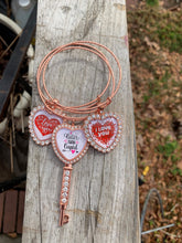 Load image into Gallery viewer, Valentine&#39;s Day Charm Sets - Rose Gold
